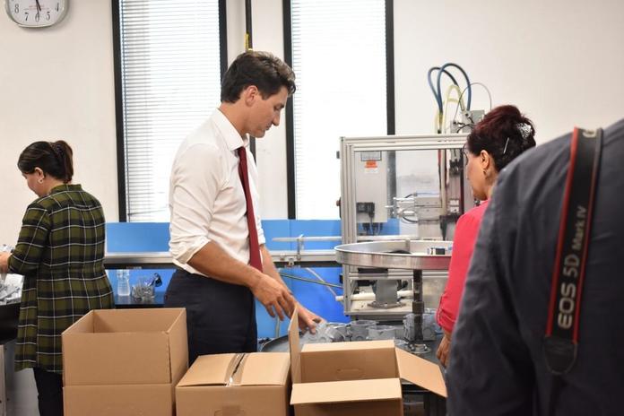 prime minster of canada visits prompt assembly and packaging 3